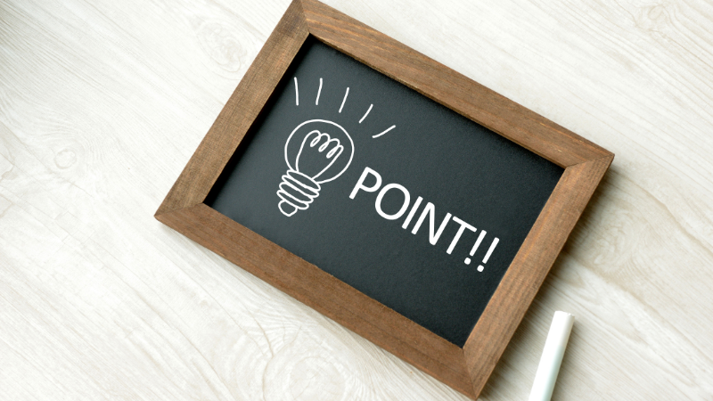 POINT 黒板